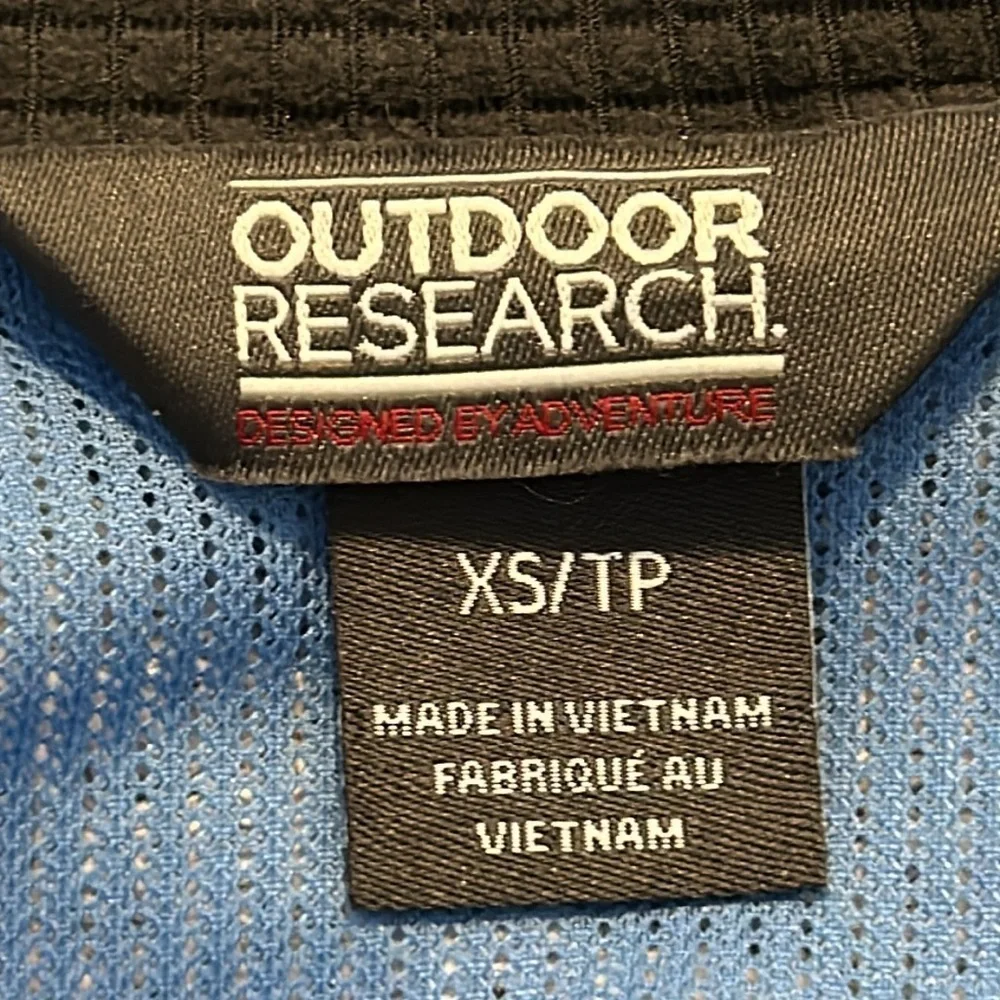 Outdoor Research Vigor Hybrid Hooded Jacket Storm Gray Light Pewter Size XS